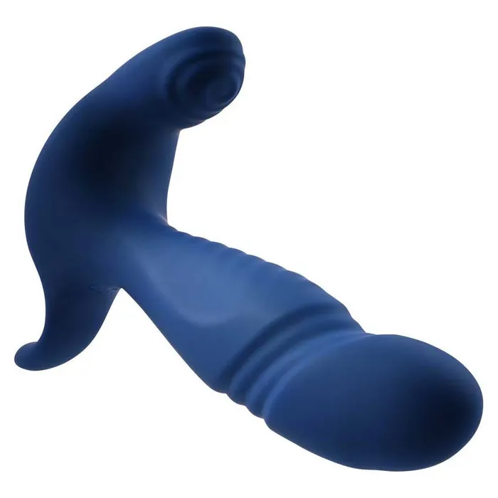Anal iloveexcitement Gender X True Blue Rechargeable Thrusting Vibrating Anal Plug
