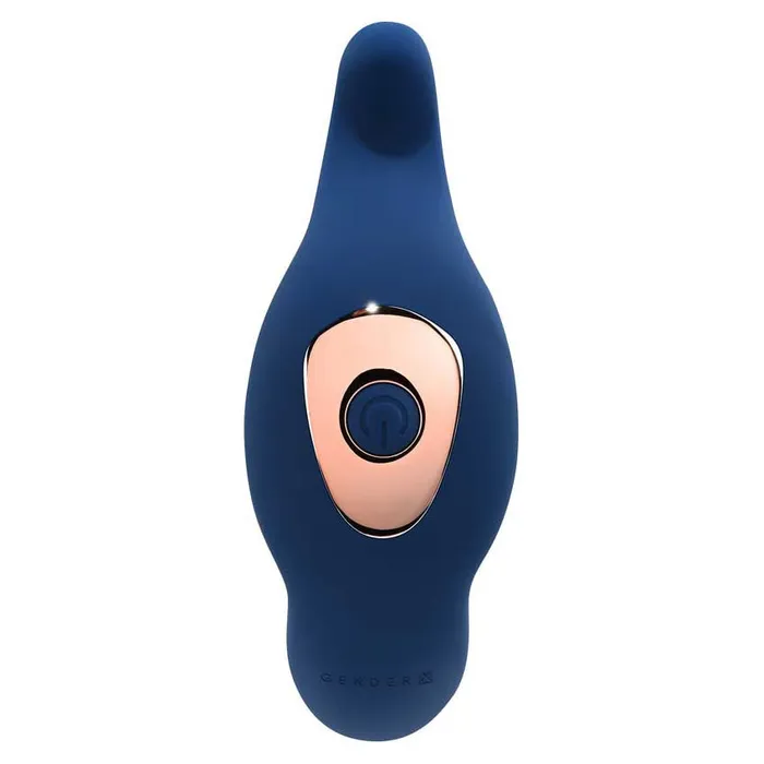 Anal iloveexcitement Gender X True Blue Rechargeable Thrusting Vibrating Anal Plug