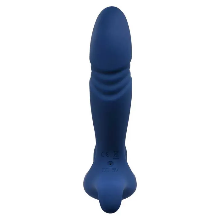 Anal iloveexcitement Gender X True Blue Rechargeable Thrusting Vibrating Anal Plug