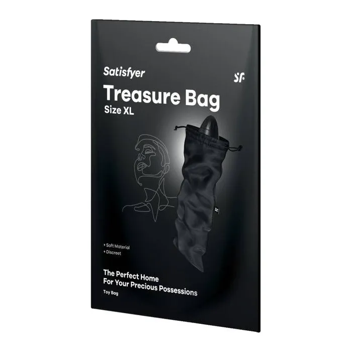 Anal Satisfyer Treasure Bag Black Extra Large