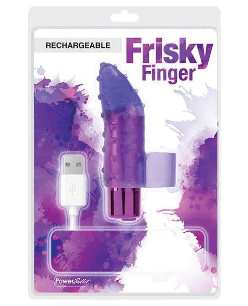 BMS Enterprises Female Sex Toys Frisky Finger Rechargeable