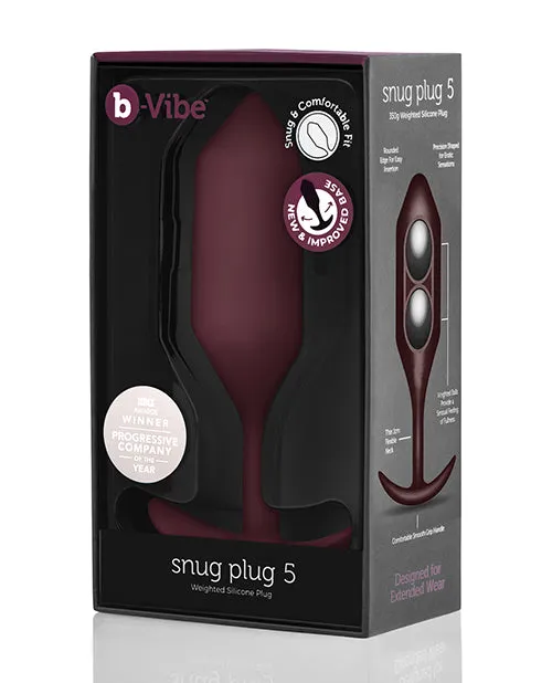 Bvibe Weighted Snug Plug 5 350 G Cotr INC Anal