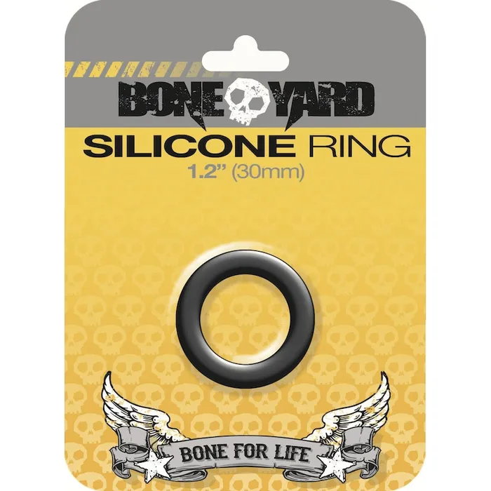 Boneyard Anal Boneyard Silicone Ring 30mm Black