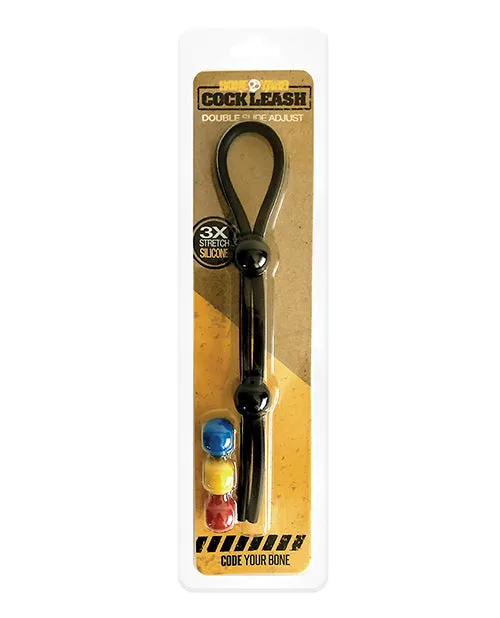 Boneyard Double Cock Leash Black Rascal Video LLC Dildos