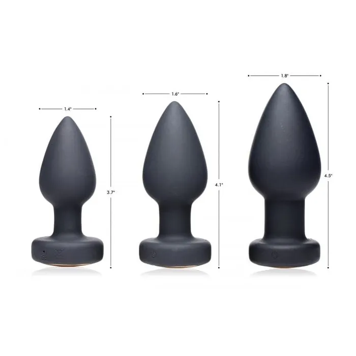 Booty Sparks Light Up Rechargeable Silicone Butt Plug XR Brands Anal Booty Sparks Light Up Rechargeable Silicone Butt Plug XR Brands Anal