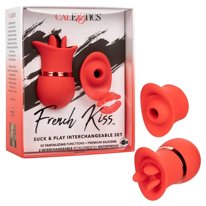 CalExotics Couples CalExotics French Kiss Suck Play Interchangeable Set