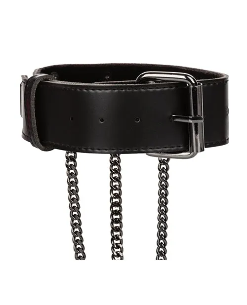 California Exotic Novelties Euphoria Collection Plus Size Multi Chain Collar Harness Plus Size