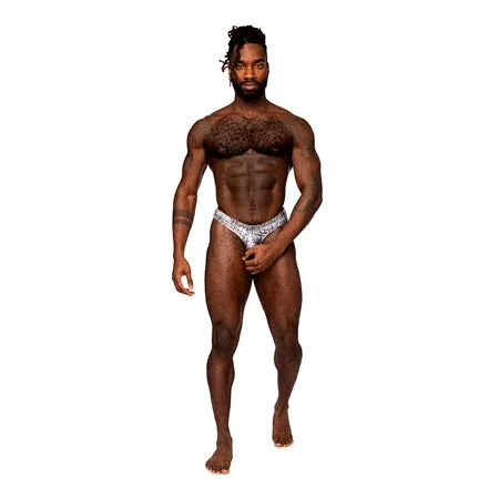 comme Anal Male Power Snaked Power Sock SilverBlack SM
