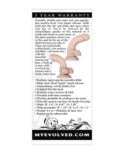 Dildos Evolved Novelties INC Evolved Real Supple Silicone Poseable 6