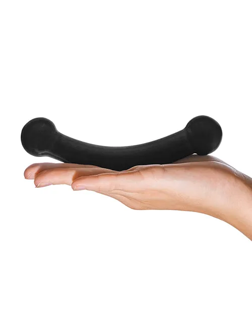 Dildos Glas Double Bull Glass Dildo Black Electric Eel INC