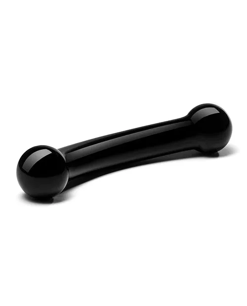 Dildos Glas Double Bull Glass Dildo Black Electric Eel INC