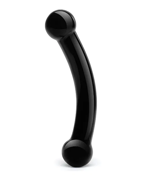 Dildos Glas Double Bull Glass Dildo Black Electric Eel INC