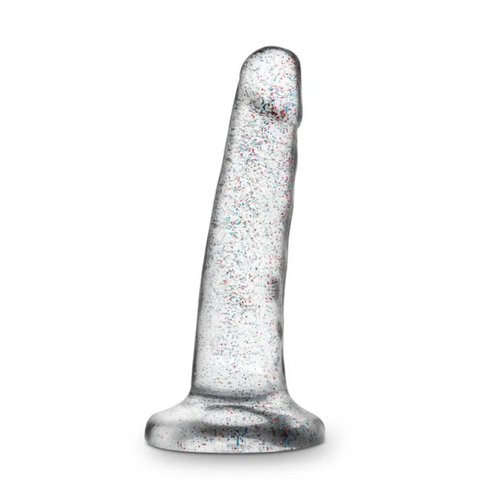 Dildos Naturally Yours Naturally Yours Glitter Dong 55in14cm Clear