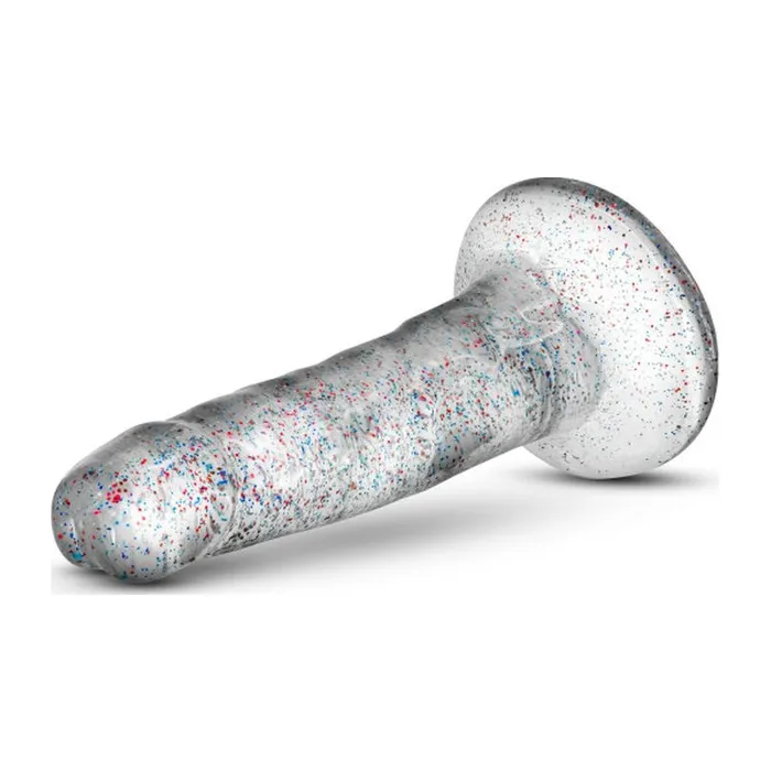 Dildos Naturally Yours Naturally Yours Glitter Dong 55in14cm Clear