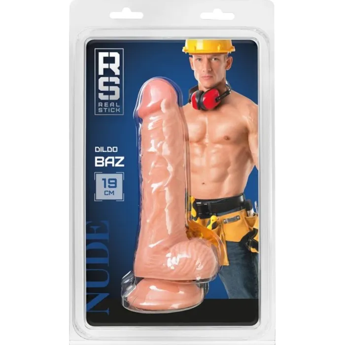 Dildos Real Stick RealStick Nude Dildo Baz 19cm Flesh