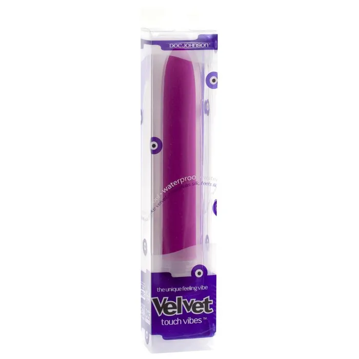 Doc Johnson Vibrators Doc Johnson Velvet Touch Vibrator Magenta