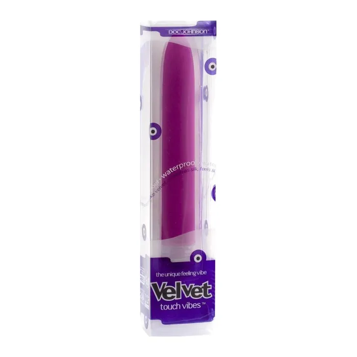 Doc Johnson Vibrators Doc Johnson Velvet Touch Vibrator Magenta