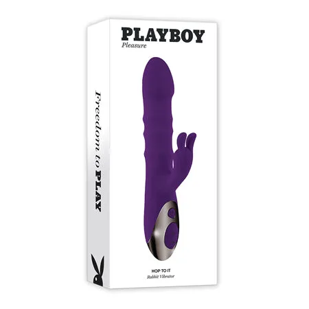 evolv Playboy Hop To It Rechargeable Thrusting Silicone Dual Stimulation Vibrator Acai Female Sex Toys evolv Playboy Hop To It Rechargeable Thrusting Silicone Dual Stimulation Vibrator Acai Female Sex Toys