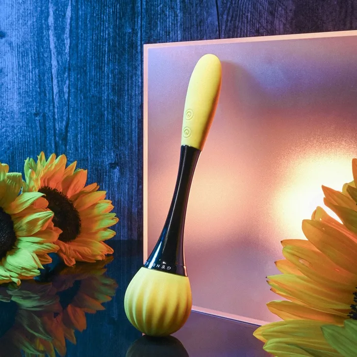 Gender X Sunflower DoubleEnded Wand Vibrator Gender X Female Sex Toys