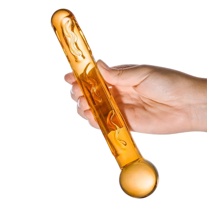 gls Orange Glass Tickler Dildo Gls Dildos