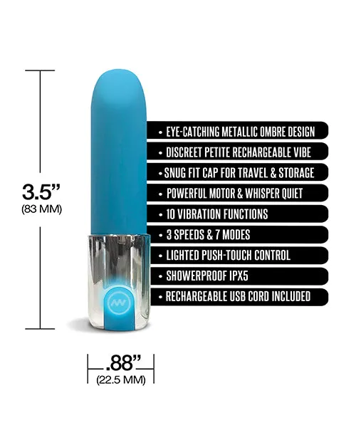 Global Novelties LLC Female Sex Toys Nixie Smooch Rechargeable Lipstick Vibrator