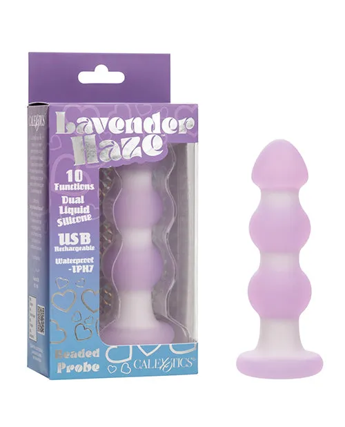 Lavender Haze Beaded Anal Probe LavenderWhite California Exotic Novelties Anal Lavender Haze Beaded Anal Probe LavenderWhite California Exotic Novelties Anal