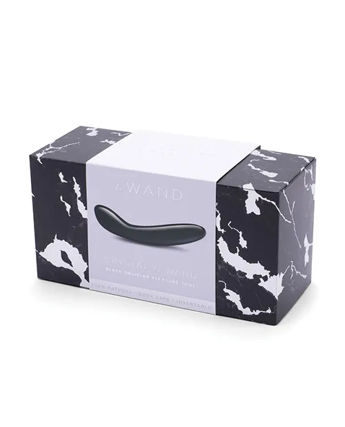 Le Wand Crystal GWand Black Obsidian Cotr INC Vibrators