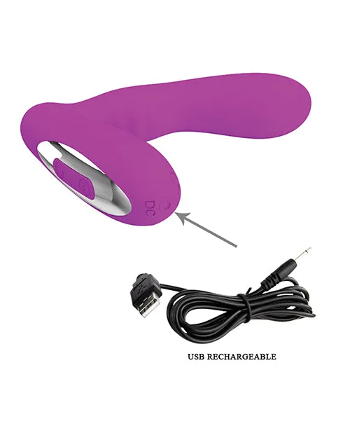 Liaoyang Baile Health Care Produ Vibrators Pretty Love Piper Double Pulsation Vibe Fuchsia