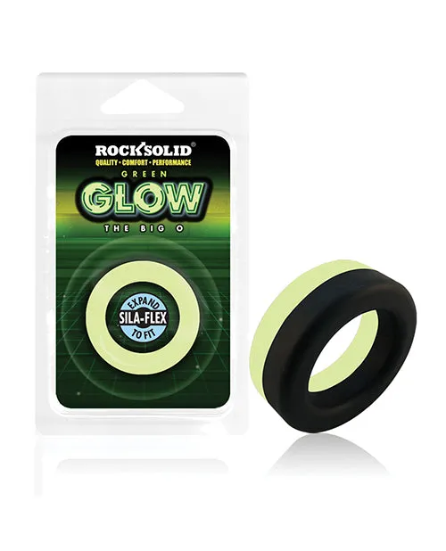 Lucom Usa LLC Male Sex Toys Rock Solid Glow In The Dark Big O Ring