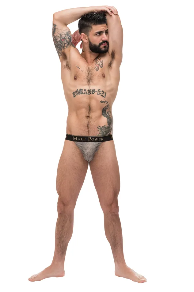Male Power Male Sex Toys Male Power Viper Micro GString LXL Grey
