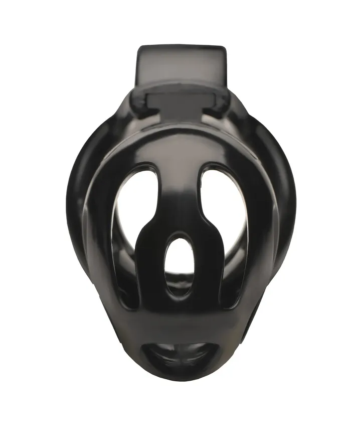 Male Sex Toys Master Series Hard Stop Double Ring Chastity Cage Black Xr LLC Male Sex Toys Master Series Hard Stop Double Ring Chastity Cage Black Xr LLC