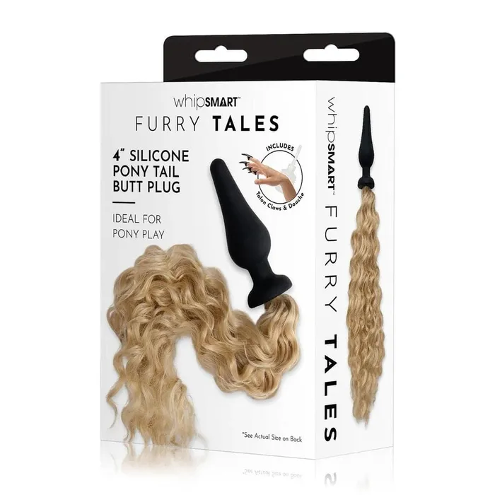 Male Sex Toys Xgen WhipSmart Furry Tales Silicone Plug With Blondie Pony Tail Male Sex Toys Xgen WhipSmart Furry Tales Silicone Plug With Blondie Pony Tail
