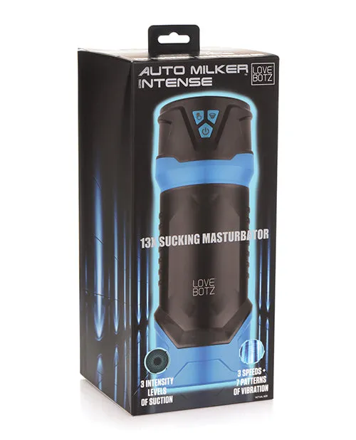 Male Sex Toys Xr LLC Lovebotz Auto Milker Intense 13x Sucking Masturbator Black Male Sex Toys Xr LLC Lovebotz Auto Milker Intense 13x Sucking Masturbator Black