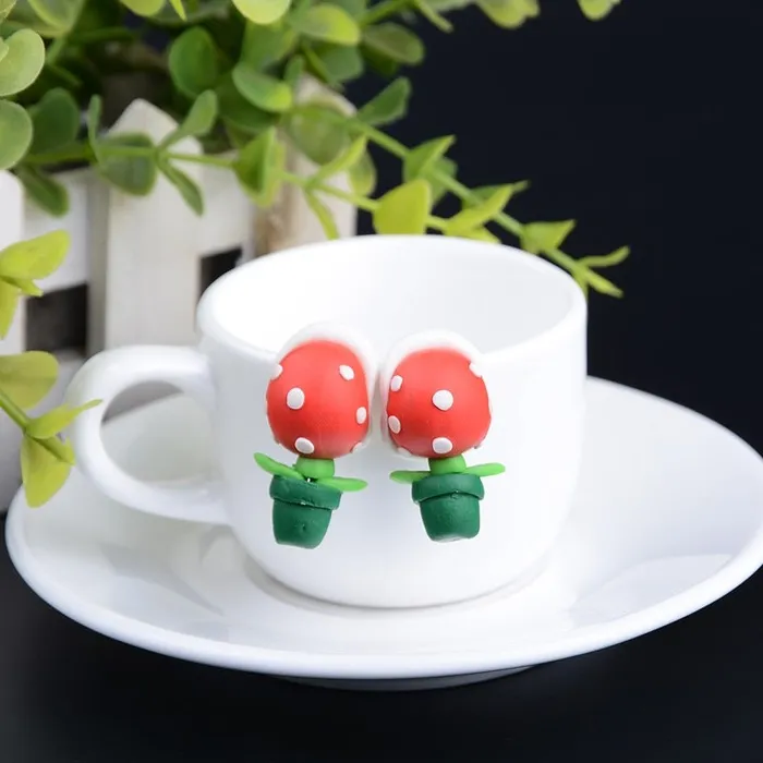 Mario Pakkun Piranha Plant Earrings Taras Teazers Vibrators