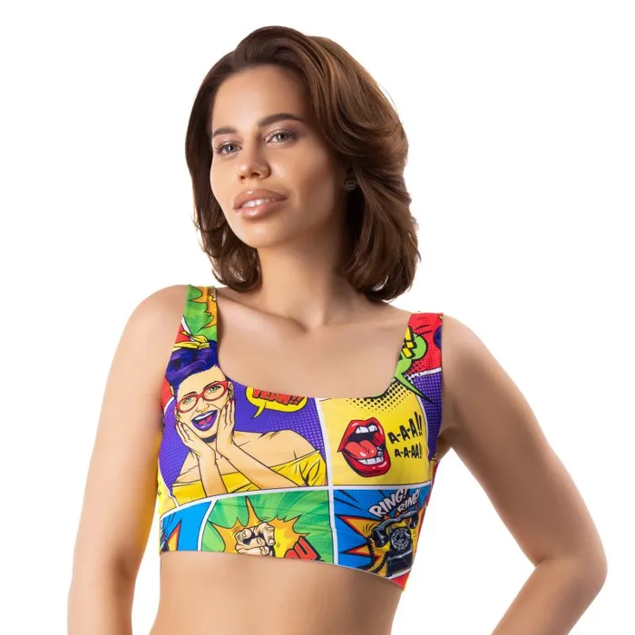 Mememe Lingerie Male Sex Toys Comics Insta Crop Top Small MeMeMe Lingerie