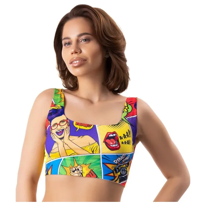Mememe Lingerie Male Sex Toys Comics Insta Crop Top Small MeMeMe Lingerie