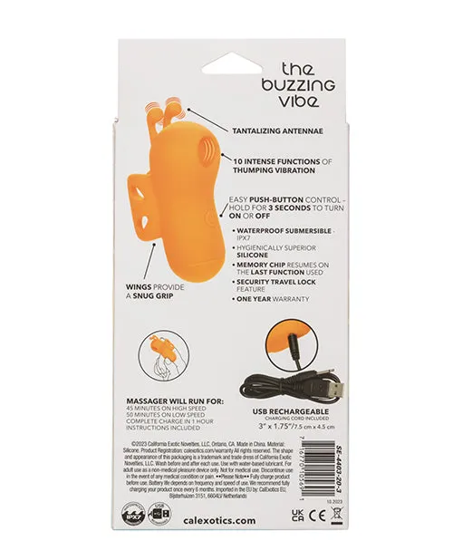Neon Vibes The Buzzing Vibe Orange California Exotic Novelties Vibrators