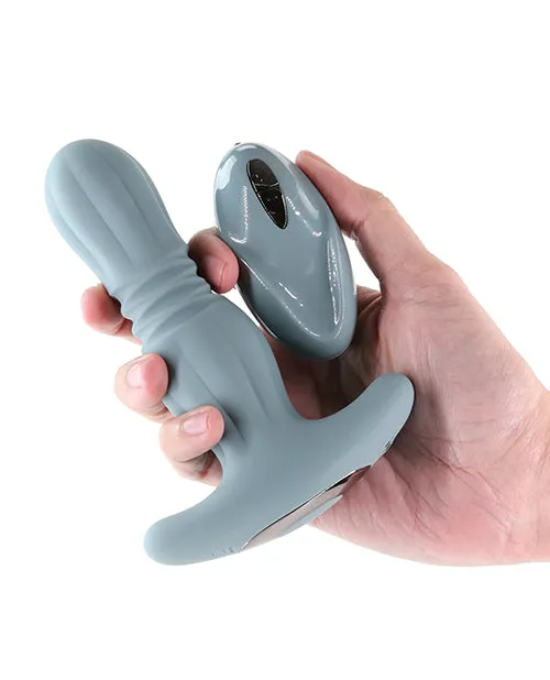 Ns Novelties INC Renegade Gemini Anal Plug Vibrator wRemote Gray Anal Ns Novelties INC Renegade Gemini Anal Plug Vibrator wRemote Gray Anal