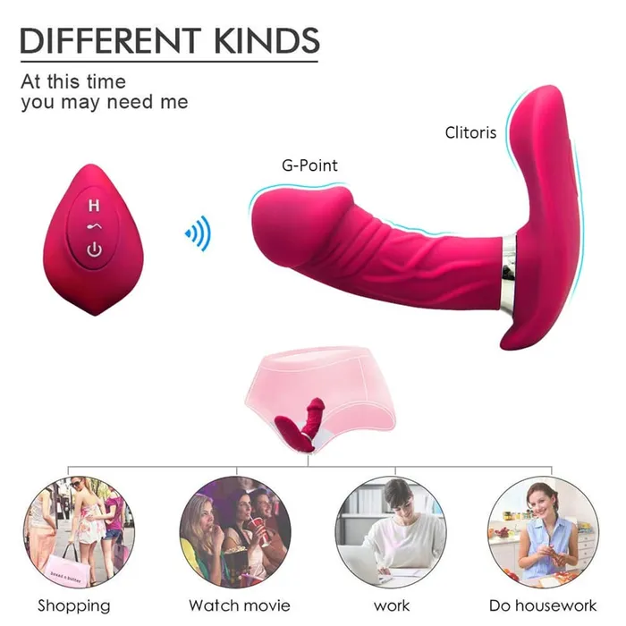 Onion Toy Female Sex Toys Wearable Wireless Controlling Dildo Vibrator Onion Toy Female Sex Toys Wearable Wireless Controlling Dildo Vibrator