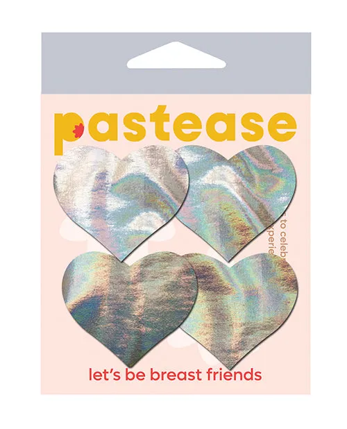 Pastease Premium Petites Holographic Heart Silver Os Pack Of 2 Pair Pastease Anal Pastease Premium Petites Holographic Heart Silver Os Pack Of 2 Pair Pastease Anal