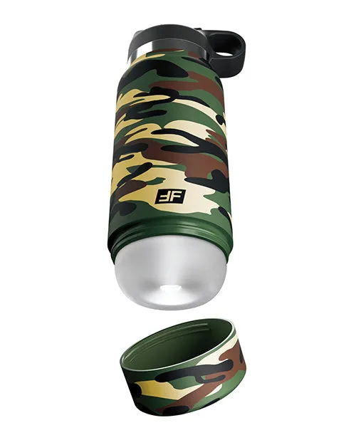 PDX Plus Fap Flask Happy Camper Stroker FrostedCamo Pdx Brands Male Sex Toys