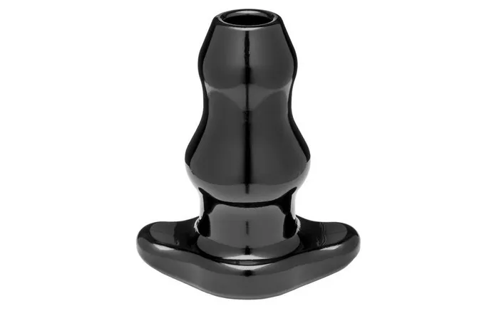 Perfect Fit Tunnel Plug Double Medium BlackClear PerfectFit Anal