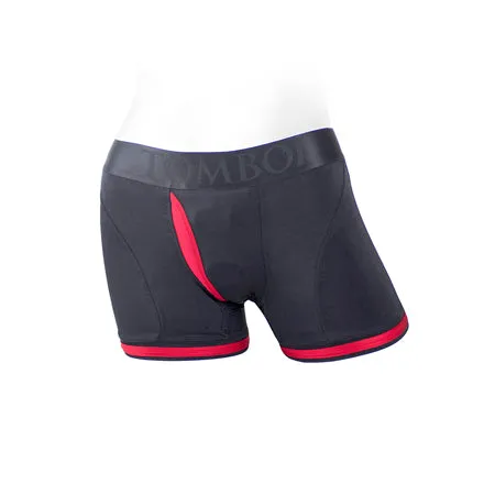SpareParts Tomboii Nylon Boxer Briefs Harness BlackRed Size S Spare Parts Hardwear Anal SpareParts Tomboii Nylon Boxer Briefs Harness BlackRed Size S Spare Parts Hardwear Anal