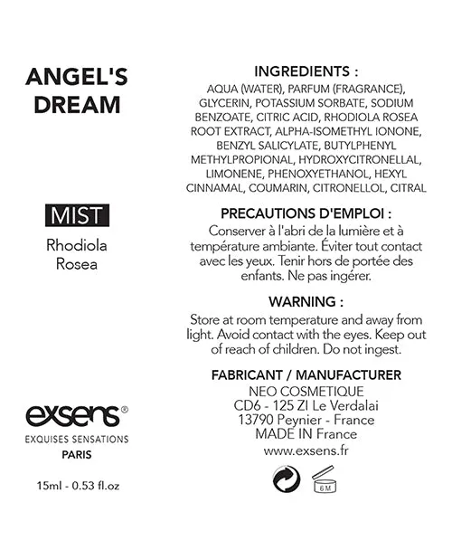 Technicno Cosmetique Exsens Of Paris Endorphins Booster 15 Ml Angels Dream Anal