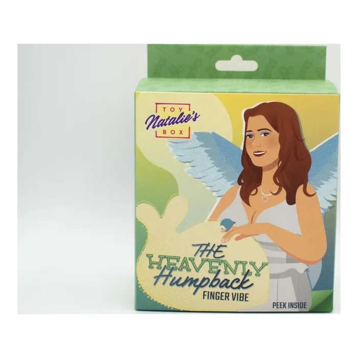 Vibrators Natalies Toy Box The Heavenly Humpback Finger Bullet Vibrator Blue Natalies Toy Box