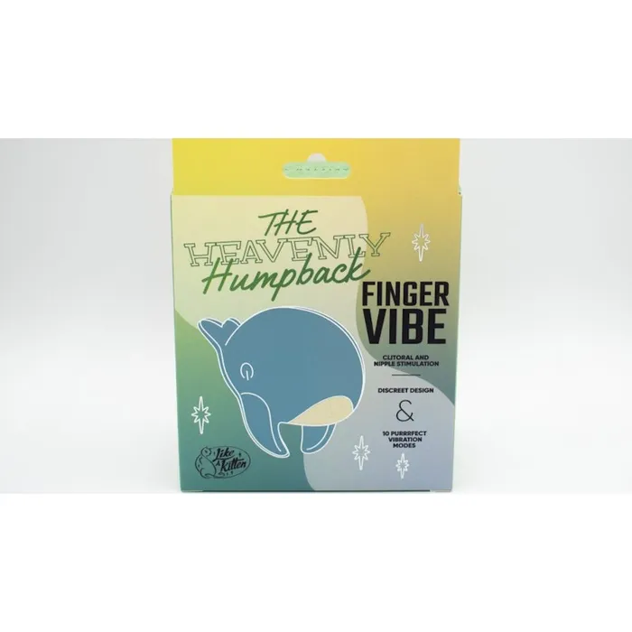 Vibrators Natalies Toy Box The Heavenly Humpback Finger Bullet Vibrator Blue Natalies Toy Box