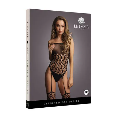 Vibrators Shots America LLC Shots Le Desir Strapless Crotchless Teddy With Stockings Black OS Vibrators Shots America LLC Shots Le Desir Strapless Crotchless Teddy With Stockings Black OS