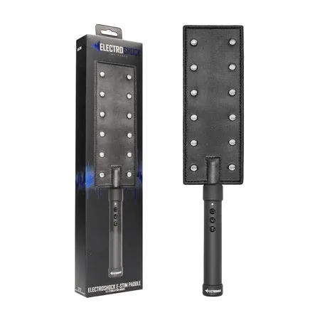 Vibrators Shots Electroshock EStim Paddle Black Shots America LLC