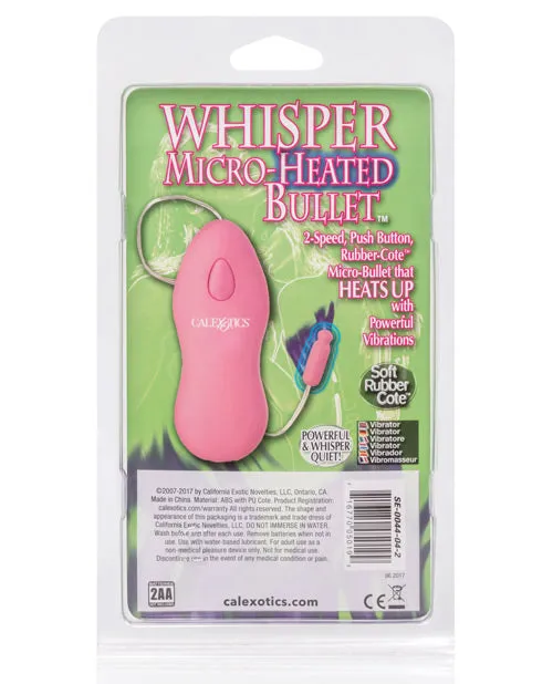 Whisper Micro Heated Bullet California Exotic Novelties Female Sex Toys