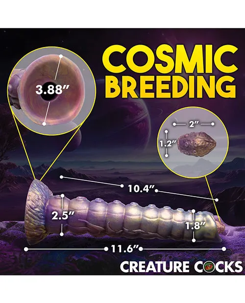 Xr LLC Dildos Creature Cocks Deep Invader Tentacle Ovipositor Silicone Dildo wEggs Multi Color